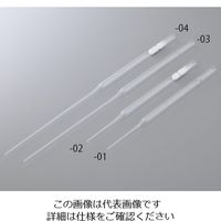 アズワン パスツールピペット 綿栓無 250本/箱×4箱 150mm 19000150 1箱(1000本) 2-2045-01