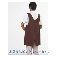 ハピラ ミプロン（介護ユニフォーム エプロン） ピンク L 861374-060