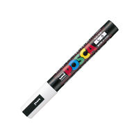 ポスカ　中字　白　PC5M.1　水性マーカー　三菱鉛筆（uni）