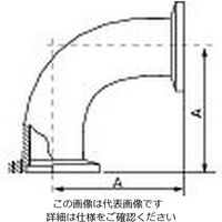 エドワーズ エルボー NW25 (SUS316L) C105-14-420 1個 1-3050-03（直送品）