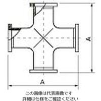 エドワーズ クロスピース NW40 (SUS316L) C105-16-422 1個 1-3053-04（直送品）