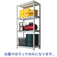 双福鋼器　軽中量ラック 200kg　本体（天地6段） 幅900×奥行600×高さ1800mm　ホワイトグレー1セット（6梱包）