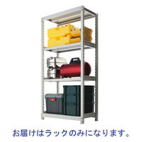 双福鋼器　軽中量ラック 200kg　連結用（天地6段） 幅1760×奥行600×高さ1800mm　ホワイトグレー1セット（6梱包）