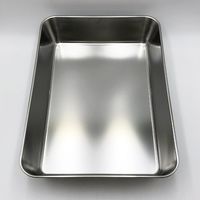 赤川器物製作所 ステンレス角型バット (582×421×112mm) 1枚 3枚取 33003 1個 1-4534-06（直送品）