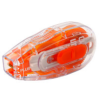 プラス　修正テープ　ホワイパースライド　本体　幅5mm×10m　オレンジ　10個　43215