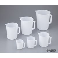 ニッコー・ハンセン ポリビーカーPE(手付き) 5000mL 1個 3012ー05 1-4626-18（直送品）