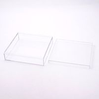 アズワン スチロール角型ケース 20個 120×120×32mm 17カタ 1箱(20個) 1-4698-13（直送品）