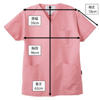 フォーク カラースクラブ ピンク SS BAS-001 1枚　スクラブ オリジナル