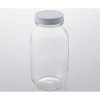 アズワン 広口ガラスボトル 940mL キャップ別 20本入 1-4984-03 1箱(20本)（直送品）