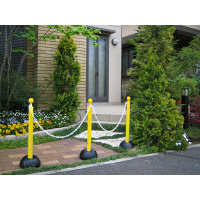 【スタンド】 ミツギロン チェーンスタンド イエロー SF-11-Y 1セット（5台：1台×5）