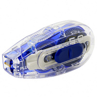 プラス　修正テープ　ホワイパースライド　本体　幅5mm×10m　ブルー　青　10個　43218