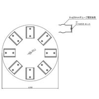 アズワン ローテーター用オプションホルダー チューブホルダー50mL(φ29mm)用 1-5182-11 1個（直送品）