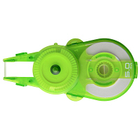 修正テープ ホワイパースライド 交換テープ 幅5mm×11m グリーン 10個 プラス