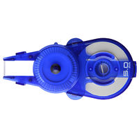 プラス 修正テープ ホワイパースライド 詰め替えテープ 幅5mm×11m ブルー 青 10個 49305