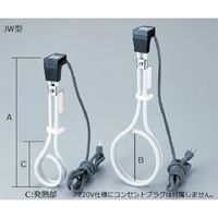 アズワン PTFE被覆ヒーター 220Vー500W JW-2A 1個 1-5519-02（直送品）