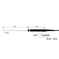 アズワン センサプローブ IKシリーズ(K熱電対) IK-300 1個 1-5522-01（直送品）