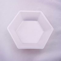 アズワン 六角バランストレイ300mL ナチュラルタイプ 五百枚入 1-5841-04 1箱(500枚)（直送品）