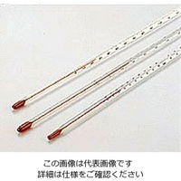 佐藤計量器製作所 赤液棒状温度計 ー30~105°C 0315-00 1個 1-610-07
