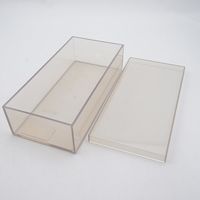 蝶プラ工業 持続性透明帯電防止ケース EBR4F 781446 1個 1-6254-12（直送品）