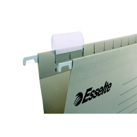 エセルテジャパン ハンギングフォルダ紙製 灰 A4 1セット（20枚）