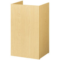 アール・エフ・ヤマカワ 木製カウンター ハイカウンター レジカウンター ナチュラル 幅600×奥行500×高さ1000ｍｍ RFRGC-NNJP 1台