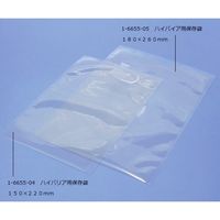 アイ・エス・オー ハイバリア用保存袋 150×220mm 1箱(300枚入) 1-6655-04 1箱(300枚)（直送品）