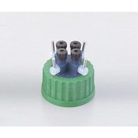 アイシス ねじ口瓶用キャップ(硬質チューブ用・GL45用) バルブ有り 1個入 BL60708 1個 1-7405-02（直送品）