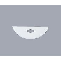 アズワン PTFE撹拌羽根 羽根ラウンド型 125×25mm 002.1125.1 1個 1-7733-07（直送品）