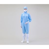 アズワン 無塵衣AS197C フード付 青 S AS197C 1着 1-7865-01（直送品）