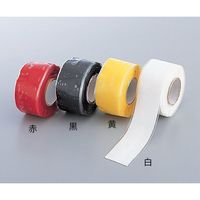 アズワン シリコントミーテープ(自己融着タイプ) 25mm×3m 黄 1-8089-03 1巻（直送品）