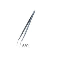 ワイ・エム・ティ 汎用型ピンセット 155mm 650 1本 1-8188-07（直送品）