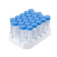 コニカルチューブ(遠心分離用) PP 50mL 25本/袋×20 20ラック付き 352098 1箱(500本)（直送品）