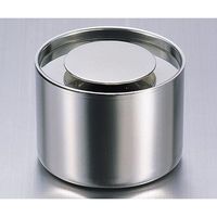 佐野製作所 ステンレス容器 0.4L No.492(ミニ フタツキSUS316) 1個 1-8467-06（直送品）