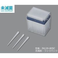 アズワン アイビスロングチップ ボックスパック/ラック×10ラック IN120-805C 1箱(960本) 1-8548-02（直送品）