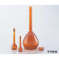 アズワン メスフラスコ 茶 500mL 1-8564-29 1個（直送品）