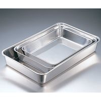 イケダ 角バット(エコクリーン) 242×197×38mm 1枚 21枚取 1-8676-09 1個（直送品）