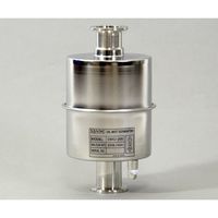 アルバック機工 オイルミストトラップ ケミカルタイプ・インライン型(接続口NWー25) OMC-200 1個 1-896-08（直送品）