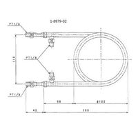 アズワン 二重管式熱交換器(ステンレス) NH-S2 1個 1-8979-02（直送品）