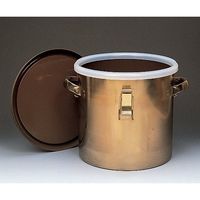 フロンケミカル フッ素樹脂 (PFA) コーティング密閉タンク 7L 0378-001 1個 1-9492-01（直送品）