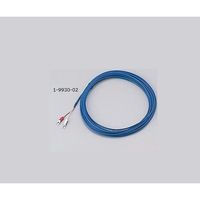 佐藤計量器製作所 被覆熱電対(デュープレックス) フッ素樹脂・FEP被覆 Y端子 5m DJ-K-BL-5m 1個 1-9930-02（直送品）