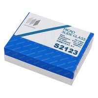 松浪硝子工業 フロストスライドグラス 白切放No.1 100枚入 S2123 1箱(100枚) 2-152-03（直送品）