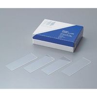 松浪硝子工業 白スライドグラス 縁磨No.1 100枚入 S1111 1箱(100枚) 2-154-01（直送品）