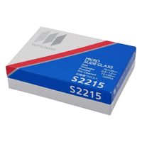 松浪硝子工業 フロストスライドグラス 水縁磨 100枚入 S2215 1箱(100枚) 2-152-05（直送品）