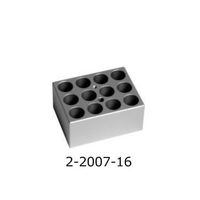 アズワン ドライバス用アルミブロック 20mm 12穴用 2-2007-16 1個（直送品）