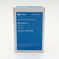 pH試験紙 ストリップ入 CS6.0ー8.1 1箱(200枚入) 2629-990 1箱(200枚)（直送品）