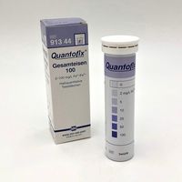 アイシス 半定量イオン試験紙 QUANTOFIX(R) 鉄100 100枚入 MN91344 1箱(100枚) 2-350-03（直送品）