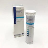 アイシス 半定量イオン試験紙 QUANTOFIX(R) パーオキシド100 100枚入 MN91312 1箱(100枚) 2-350-11（直送品）