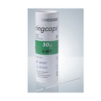 アズワン EMマイスターリングキャップス 50μL 1目盛 250本入り 9600150 1個(250本) 2-454-07（直送品）