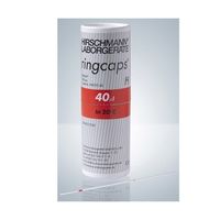 アズワン EMマイスターリングキャップス 40μL 1/2目盛 250本入り 9600240 1個(250本) 2-454-08（直送品）