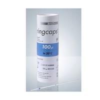 アズワン EMマイスターリングキャップス 100μL 1目盛 250本入り 9600199 1個(250本) 2-454-09（直送品）